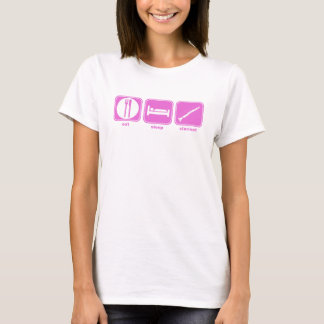 essen Sie Schlaf Clarinetrosa T-Shirt