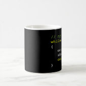 Essen Sie Schlaf-Code Kaffeetasse (Mittel)