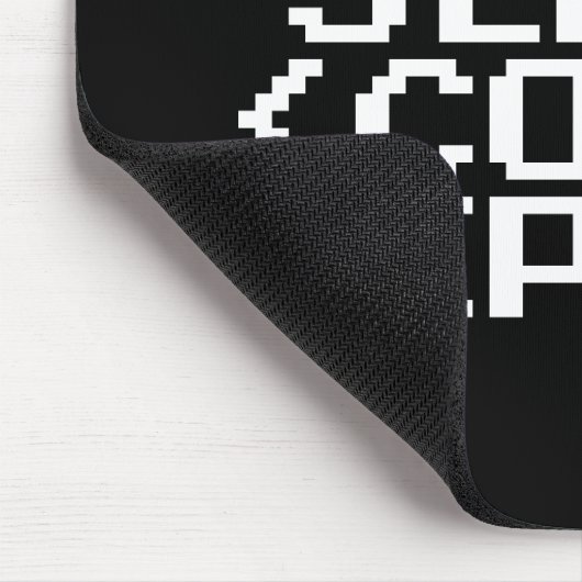 ESSEN Sie SCHLAF-CODE-WIEDERHOLUNG mousepad (Ecke)