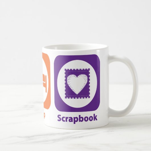 Essen Sie Schlaf-Einklebebuch Kaffeetasse (Rechts)