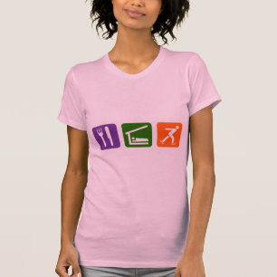 Essen Sie Schlaf-Eis-Skaten T-Shirt