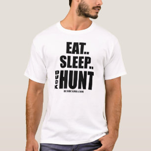 Essen Sie… Schlaf-… Enten-Jagd T-Shirt
