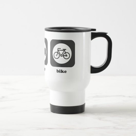Essen Sie. Schlaf. Fahrrad. Tasse (Rechts)
