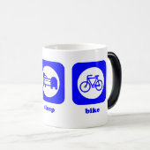 Essen Sie. Schlaf. Fahrrad. Tasse (VorderseiteRechts)