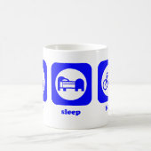 Essen Sie. Schlaf. Fahrrad. Tasse (Mittel)