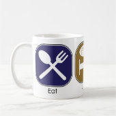 Essen Sie Schlaf-Fahrt Kaffeetasse (Links)