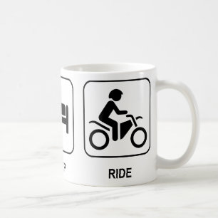 Essen Sie Schlaf-Fahrt Kaffeetasse