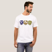 Essen Sie Schlaf-Fahrt T-Shirt (Vorne ganz)