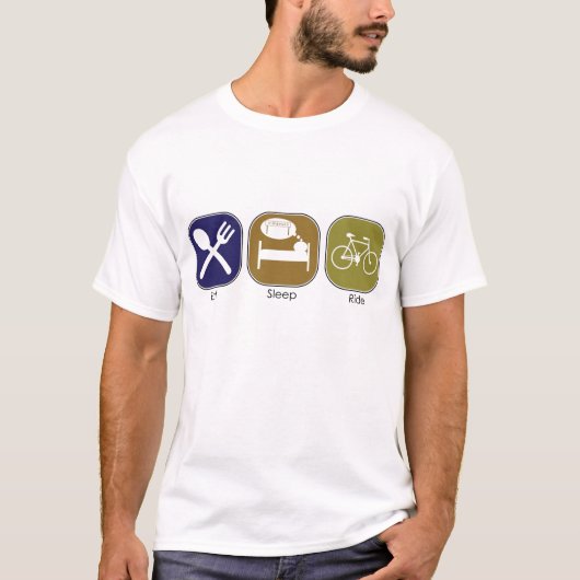 Essen Sie Schlaf-Fahrt T-Shirt (Vorderseite)