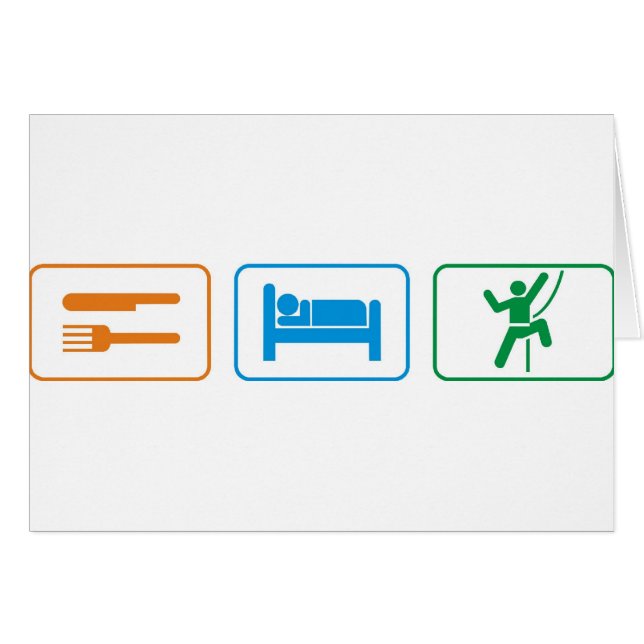 essen Sie Schlaf - Felsenaufstieg (Vorderseite (Horizontal))