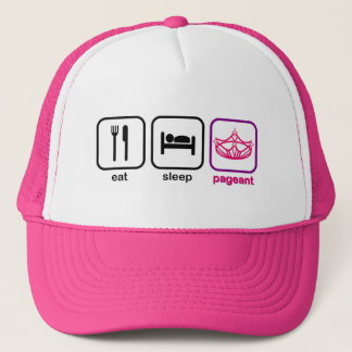 Essen Sie Schlaf-Festzug Truckerkappe