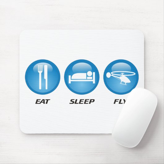 Essen Sie Schlaf-Fliege Mousepad (Mit Mouse)