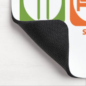 Essen Sie Schlaf fördern den Feminismus Mousepad (Ecke)