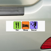 Essen Sie Schlaf-Fußball-Autoaufkleber Autoaufkleber (Auf Auto)