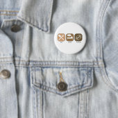 Essen Sie Schlaf-Fußball F Button (Beispiel)