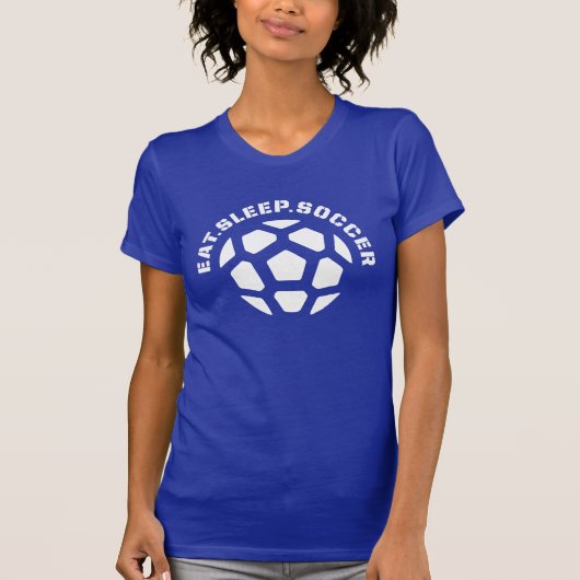 ESSEN SIE SCHLAF-FUSSBALL T-Shirt (Vorderseite)