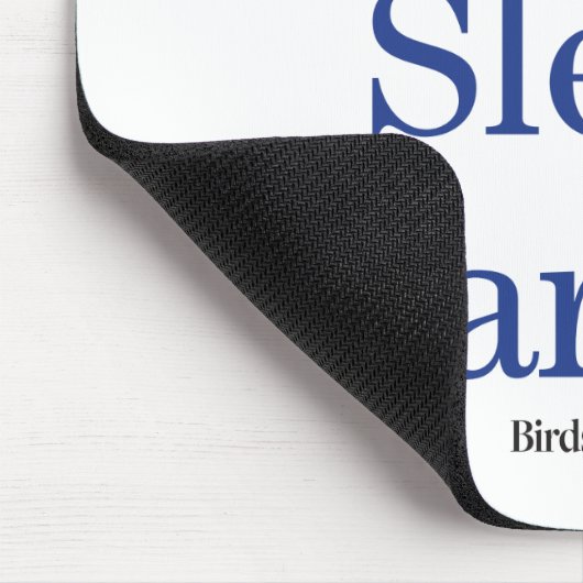 Essen Sie. Schlaf. Garten Mousepad (Ecke)