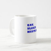 Essen Sie Schlaf-Gedränge Kaffeetasse (Vorderseite Links)