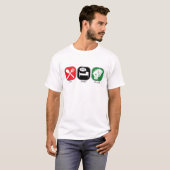 Essen Sie Schlaf-Glücksspiel T-Shirt (Vorne ganz)