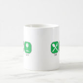 Essen Sie Schlaf-Golf Kaffeetasse (Mittel)