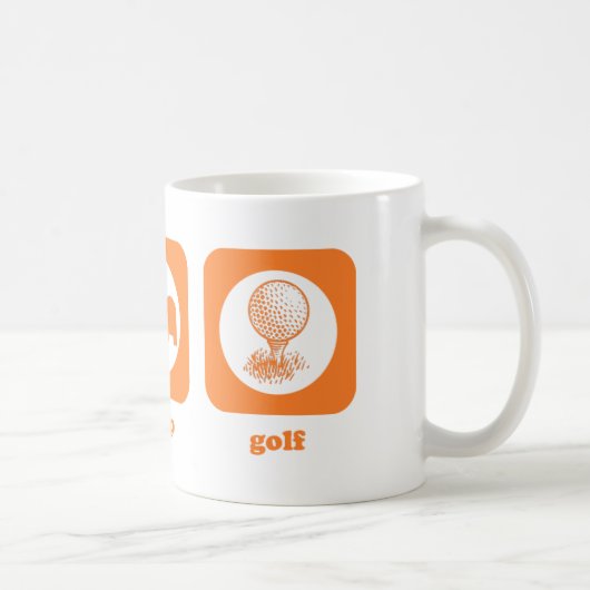 Essen Sie. Schlaf. Golf. Tasse (Rechts)