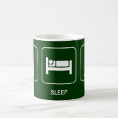 Essen Sie Schlaf-Golf-Tasse Kaffeetasse (Mittel)