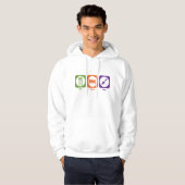 Essen Sie Schlaf-Grabung Hoodie (Vorne ganz)