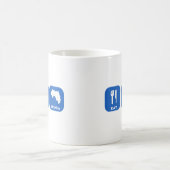 Essen Sie Schlaf-Guinea Kaffeetasse (Mittel)