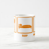 Essen Sie Schlaf-Hammer-Wurf Kaffeetasse (Mittel)