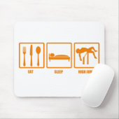 Essen Sie Schlaf-Hochsprung Mousepad (Mit Mouse)