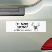 Essen Sie. Schlaf. JAGD Autoaufkleber (Auf Auto)