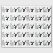 Essen Sie Schlaf-Jagd-Packpapier Geschenkpapier (Flach)