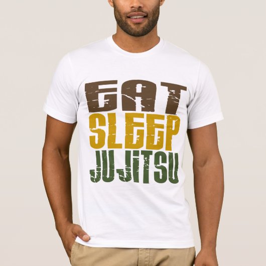 Essen Sie Schlaf Ju Jitsu 1 T-Shirt (Vorderseite)