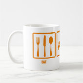 Essen Sie Schlaf-Judo Kaffeetasse (Links)