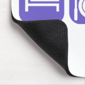 Essen Sie Schlaf-Kasten Mousepad (Ecke)