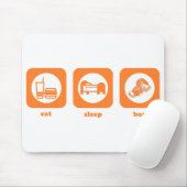 Essen Sie. Schlaf. Kasten. Mousepad (Mit Mouse)