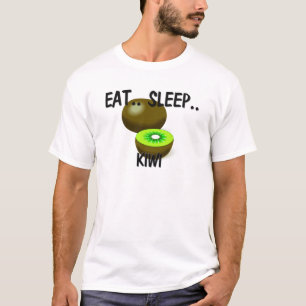 Essen Sie Schlaf KIWI T-Shirt
