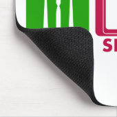 ESSEN SIE SCHLAF-KOPIE MOUSEPAD (Ecke)