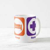 Essen Sie Schlaf-Krankenschwester Kaffeetasse (VorderseiteRechts)