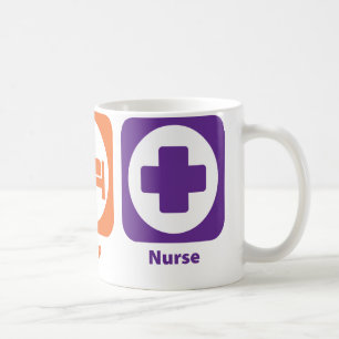 Essen Sie Schlaf-Krankenschwester Kaffeetasse