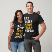 essen Sie Schlaf Krav Maga T-Shirt (Unisex)