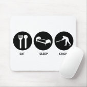 Essen Sie Schlaf-Kricket Mousepad (Mit Mouse)