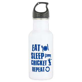 Essen Sie Schlaf Kricket Trinkflasche