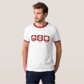 Essen Sie. Schlaf. Krokett. T - Shirt (Vorne ganz)