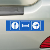Essen Sie Schlaf Kung Fu Autoaufkleber (Auf Auto)