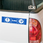Essen Sie Schlaf Kung Fu Autoaufkleber (Auf Lkw)