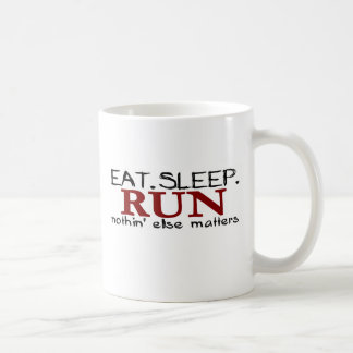 Essen Sie Schlaf-Lauf Kaffeetasse