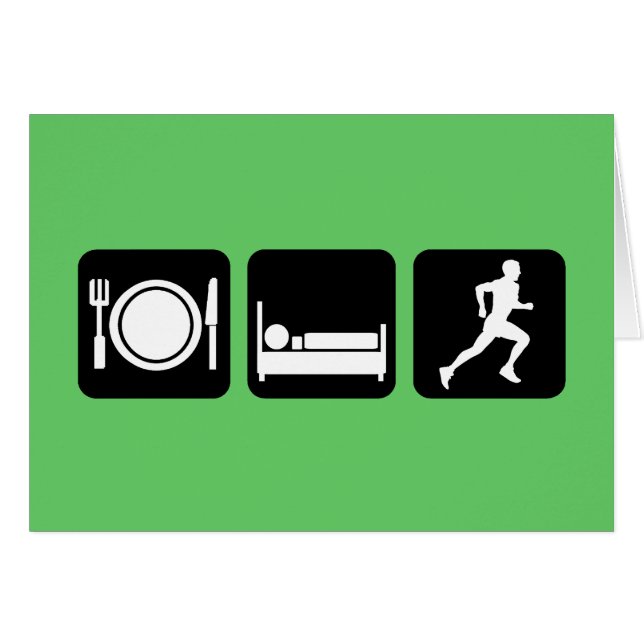 Essen Sie Schlaf Laufbetrieb (Vorderseite (Horizontal))