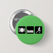 Essen Sie Schlaf Laufbetrieb Button (Vorne & Hinten)