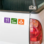 Essen Sie Schlaf-Lesung Autoaufkleber (Auf Lkw)